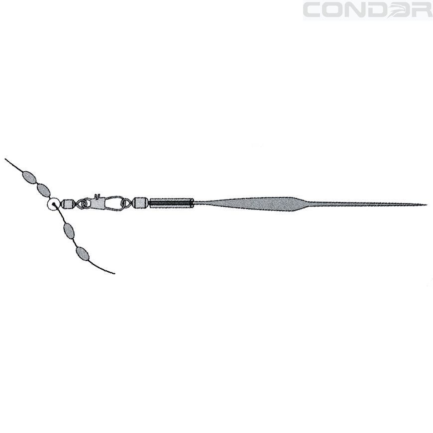 Адаптер для поплавка скользящий Condor Fishing CR45007 #S 5шт, фото 4