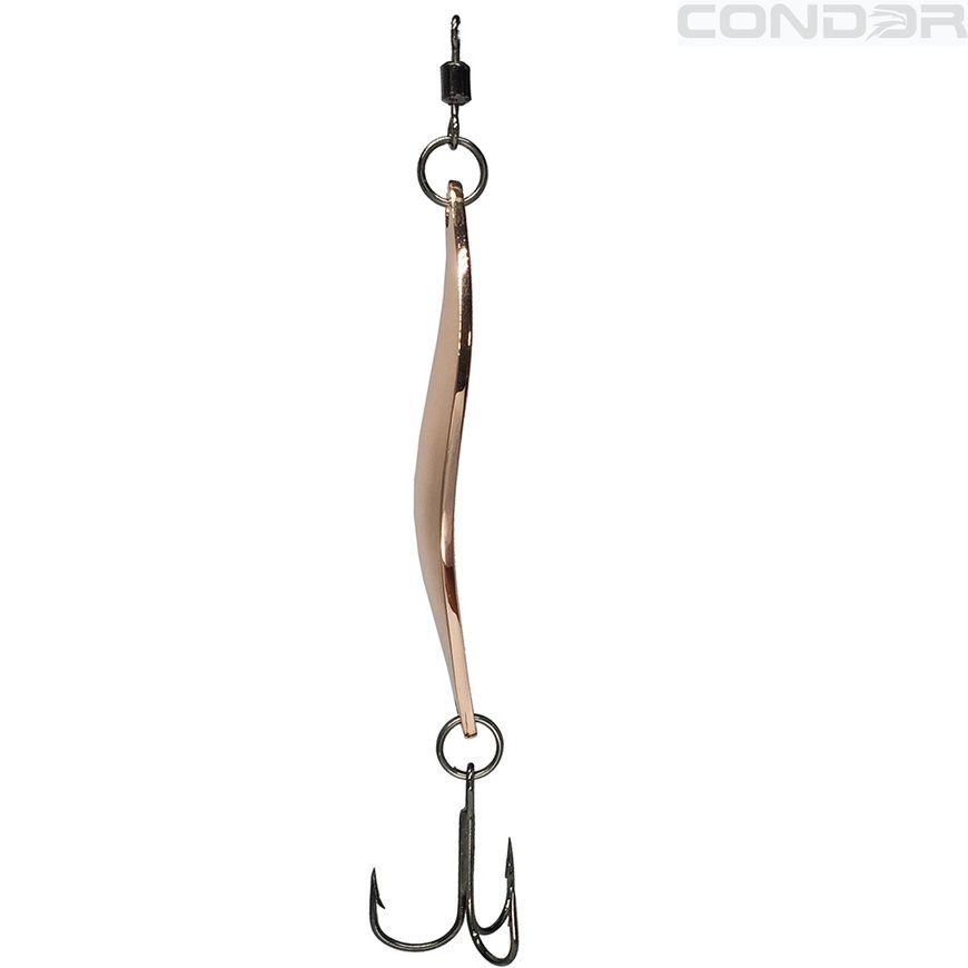 Блешня коливалка з латуні Condor Fishing (5816) 14г 62мм Колір: 02, фото 2