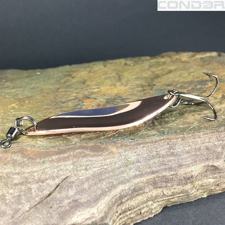 Блешня коливалка з латуні Condor Fishing (5816) 14г 62мм Колір: 02, фото 4