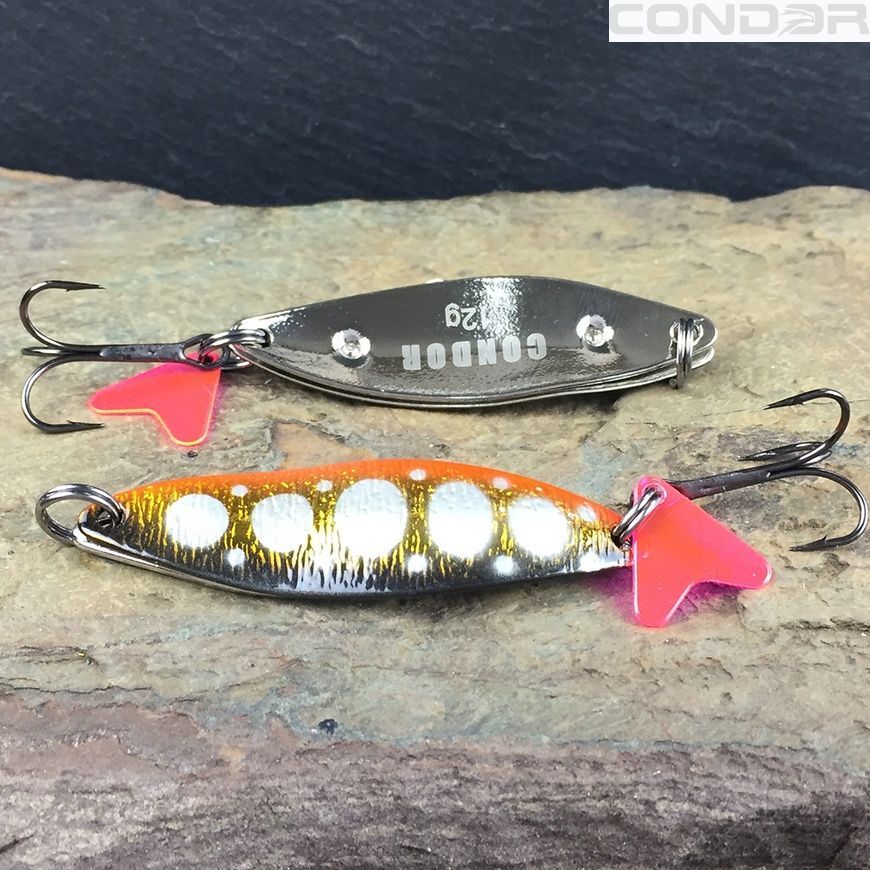 Блесна колеблющаяся двойная Condor Fishing Wydra Twin (5202) 12г 60мм Цвет: Н003/01, фото 2