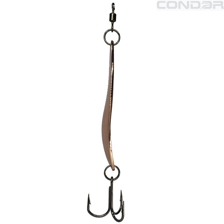 Блешня коливалка з латуні Condor Fishing (5866) 19г 70мм Колір: 02, фото 2