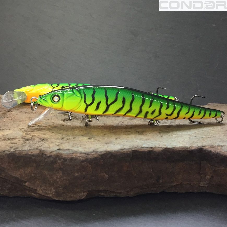 Воблер Condor Fishing Bassten 110F 110мм 14г 0-1.2м Колір: Shok, фото 2