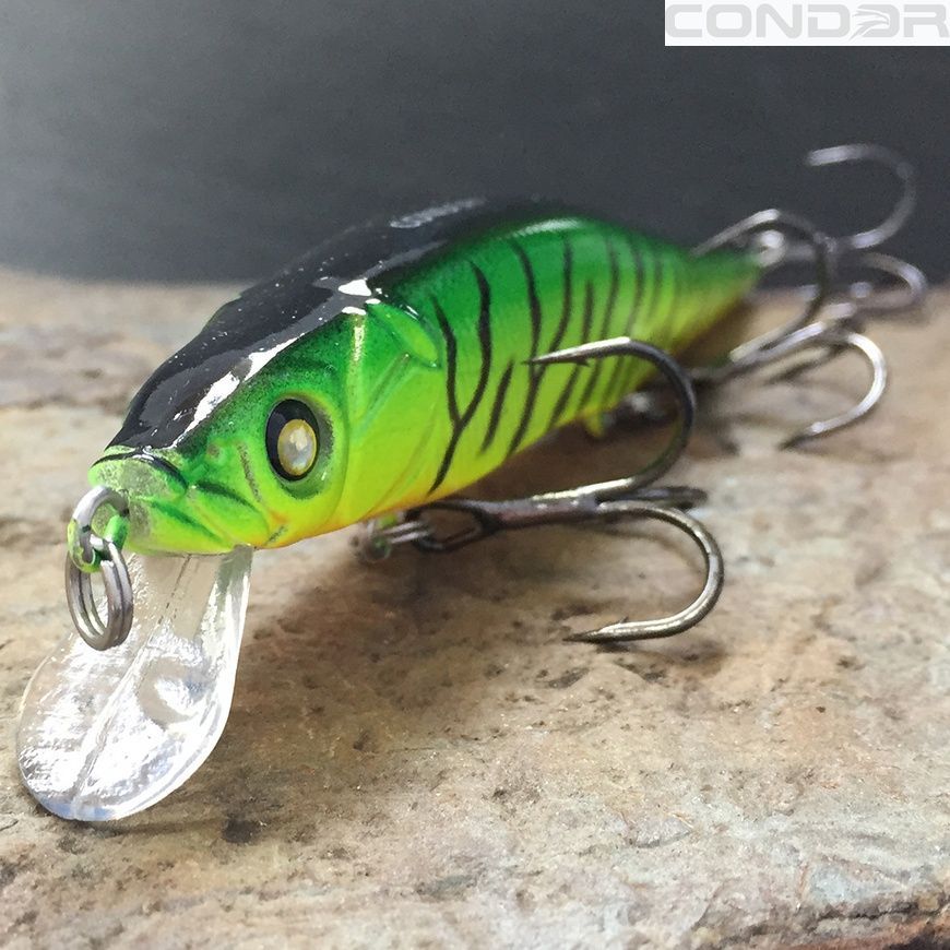 Воблер Condor Fishing Bassten 110F 110мм 14г 0-1.2м Колір: Shok, фото 3