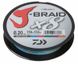 Шнур Daiwa J-Braid X8 Multi Color 150м. #1.5 12.0кг. 0.18мм.