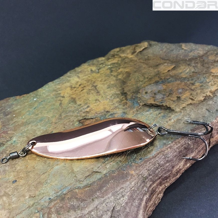 Блесна колебалка из латуни Condor Fishing (5864) 28г 73мм Цвет: 02, фото 2