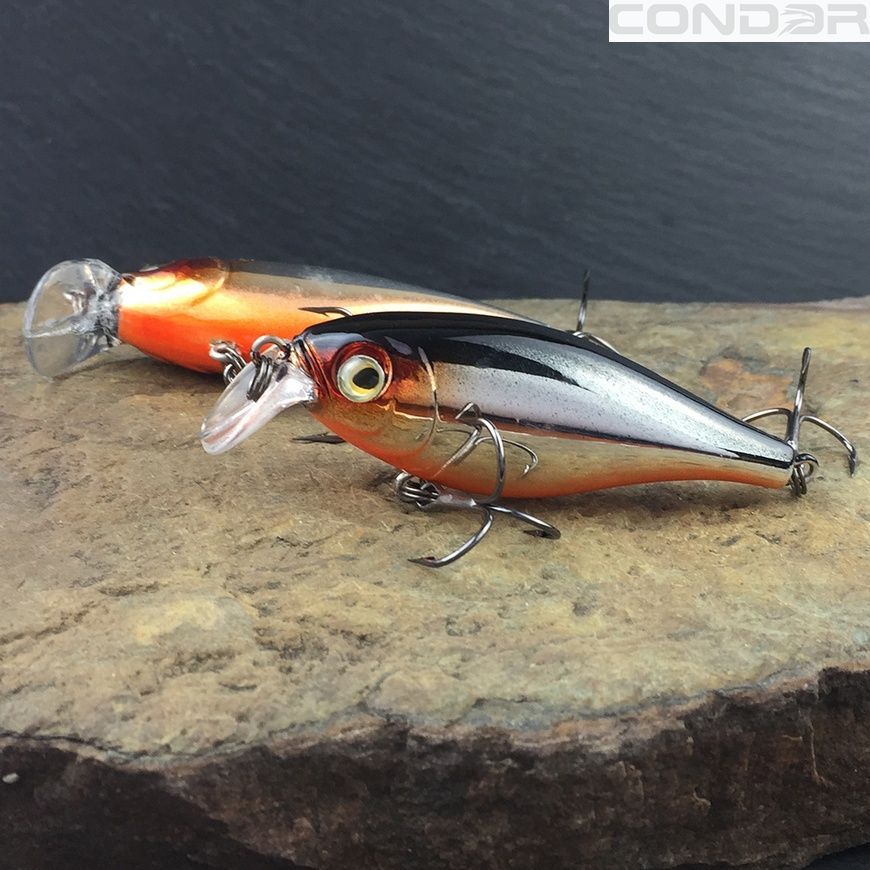 Воблер Condor Brave Robber 3D 60F 60мм. 8гр. 0-0.5м. #H1, фото 2