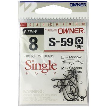 Крючки Owner Single S-59 (51580) #4
