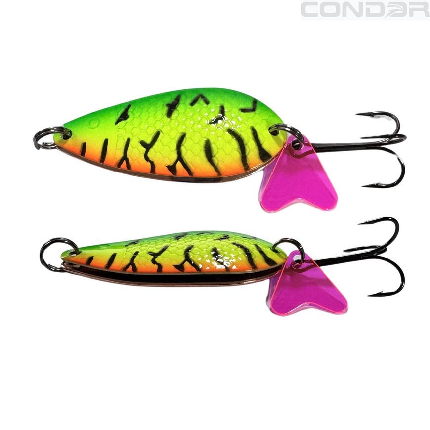 Блесна колеблющаяся двойная Condor Fishing Greedy Twin (5223) 18г 65мм Цвет: 175/02, фото 1
