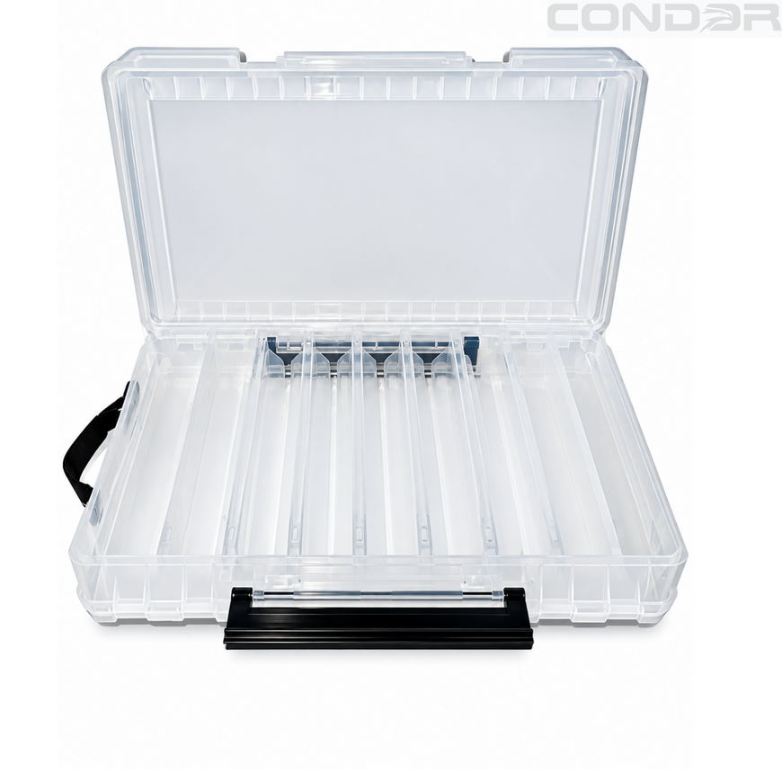 Коробка XL под воблера двухсторонняя Condor Fishing 340х220х45мм 18 ячеек, фото 3