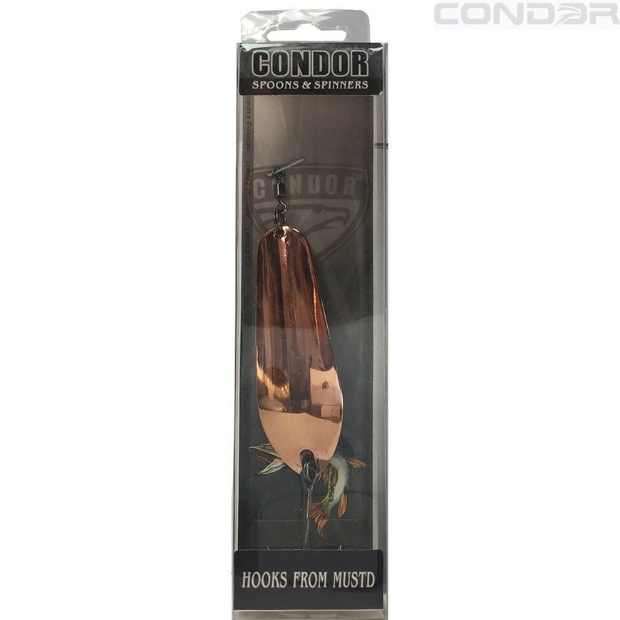 Блешня коливалка з латуні Condor Fishing (5857) 15г 73мм Колір: 02, фото 3