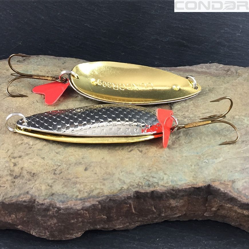 Блесна колеблющаяся двойная Condor Fishing Victory Twin (5212) 30г 77мм Цвет: 04/03, фото 2