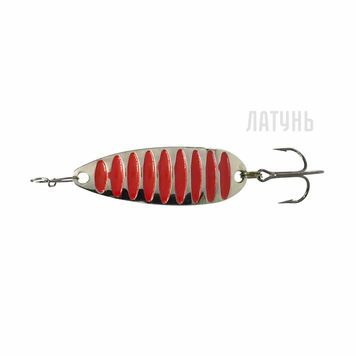 Блесна колебалка из латуни Condor Fishing (5834) 10г 55мм Цвет: Red White, фото 1