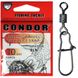 Застежка американка с вертлюгом Condor CR43004 #5 28кг. (уп. 10шт.)