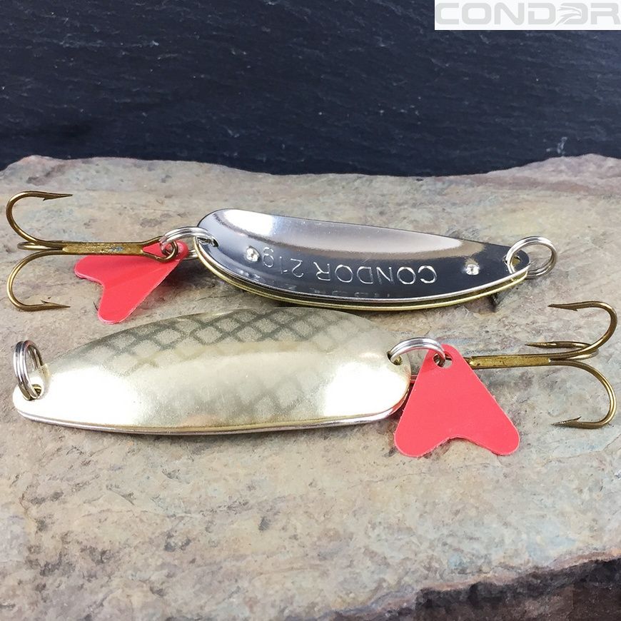 Блесна колеблющаяся двойная Condor Fishing Petal Twin (5212) 21г 65мм Цвет: 19/01, фото 2