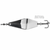 Блесна колебалка из латуни Condor Fishing (5865) 24г 80мм Цвет: 01, фото 1