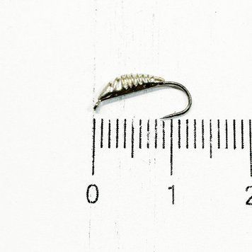 Мормышка вольфрамовая Малек 0.25мм 0.29г Цвет: серебро, фото 1