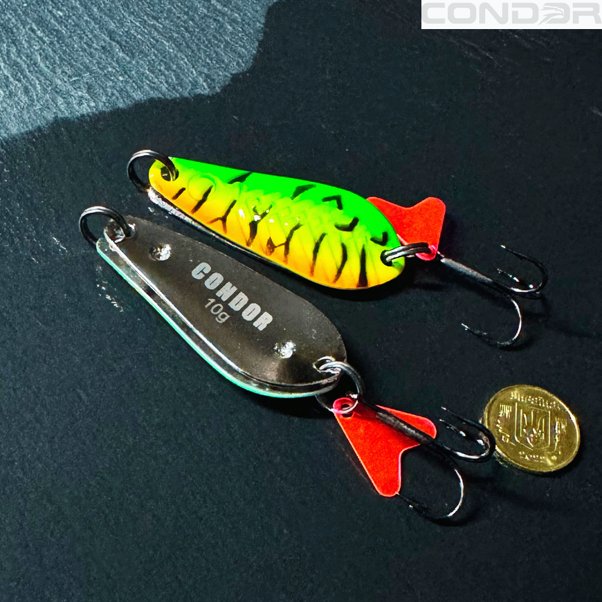 Блесна колеблющаяся двойная Condor Fishing (5211) 10г 45мм Цвет: 175/01, фото 3