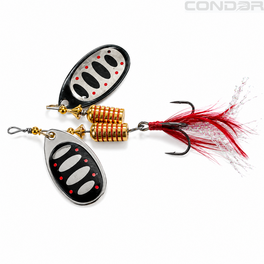 Блешня оберталка Condor Fishing Totem (5128) 10г Колір: B113, фото 2