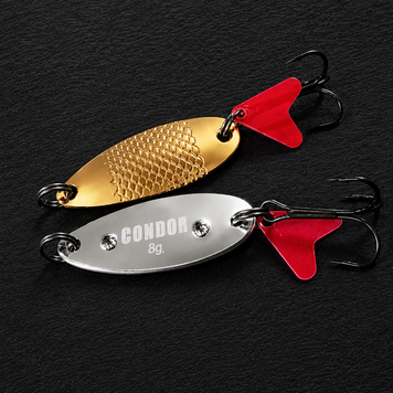 Блесна колеблющаяся двойная Condor Fishing (5214) 8г 40мм Цвет: 05/01, фото 1