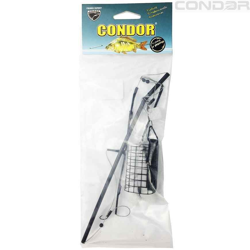 Оснастка Condor Fishing Кормушка круглая 30г 3 крючка Mustad