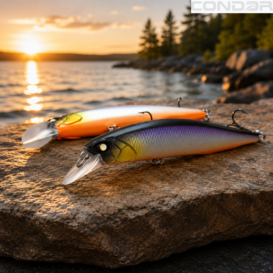 Воблер Condor Fishing Best Minnow 100SP 100мм 14.5г 0-1.2м Цвет: Deep Ocean, фото 4