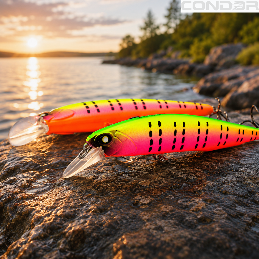 Воблер Condor Fishing Best Minnow 100SP 100мм 14.5г 0-1.2м Колір: S3, фото 4