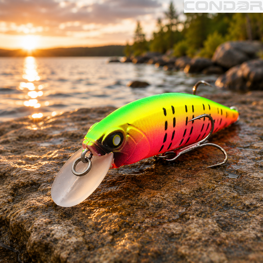 Воблер Condor Fishing Best Minnow 100SP 100мм 14.5г 0-1.2м Колір: S3, фото 5