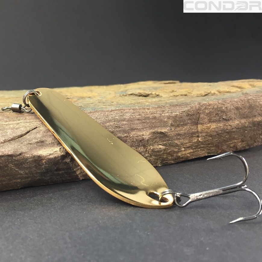 Блешня коливалка з латуні Condor Fishing (5858) 20г 73мм Колір: 03, фото 3