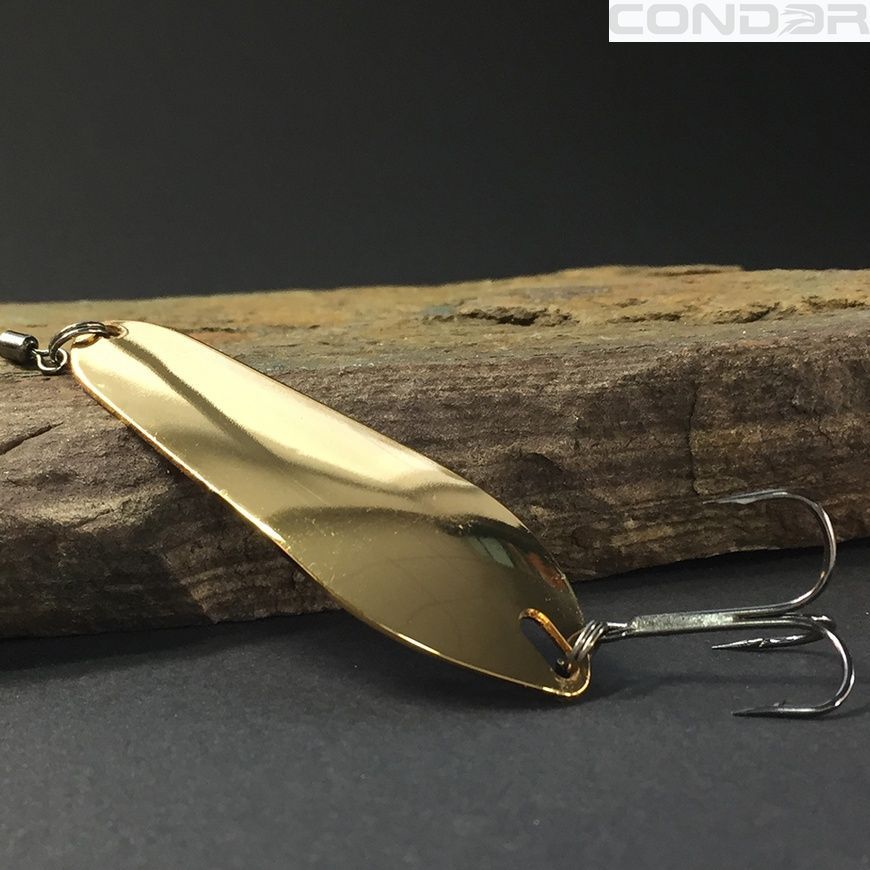 Блешня коливалка з латуні Condor Fishing (5858) 20г 73мм Колір: 03, фото 2