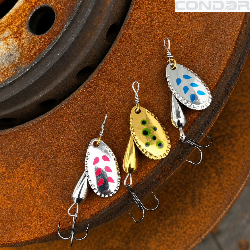 Блесна вертушка Condor Fishing Gourmet Bullet (5118) №1 6г Цвет: 307, фото 4