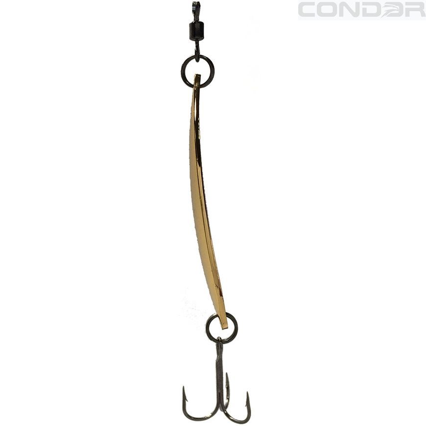Блешня коливалка з латуні Condor Fishing (5815) 15г 60мм Колір: 03, фото 2