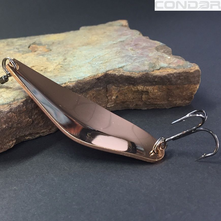 Блесна колебалка из латуни Condor Fishing (5865) 24г 80мм Цвет: 02, фото 3