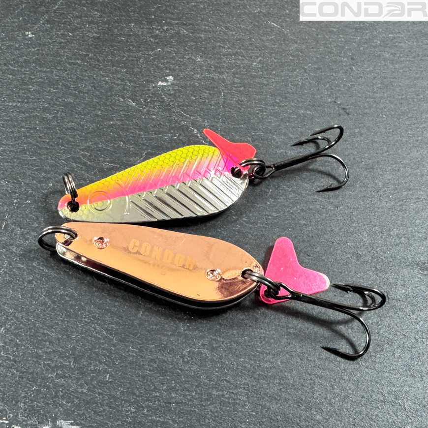 Блешня коливаюча подвійна Condor Fishing (5211) 10г 45мм Колір: 15/02, фото 2