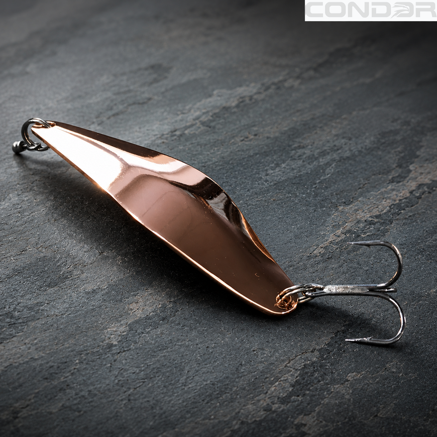 Блесна колебалка из латуни Condor Fishing (5865) 24г 80мм Цвет: 02, фото 2