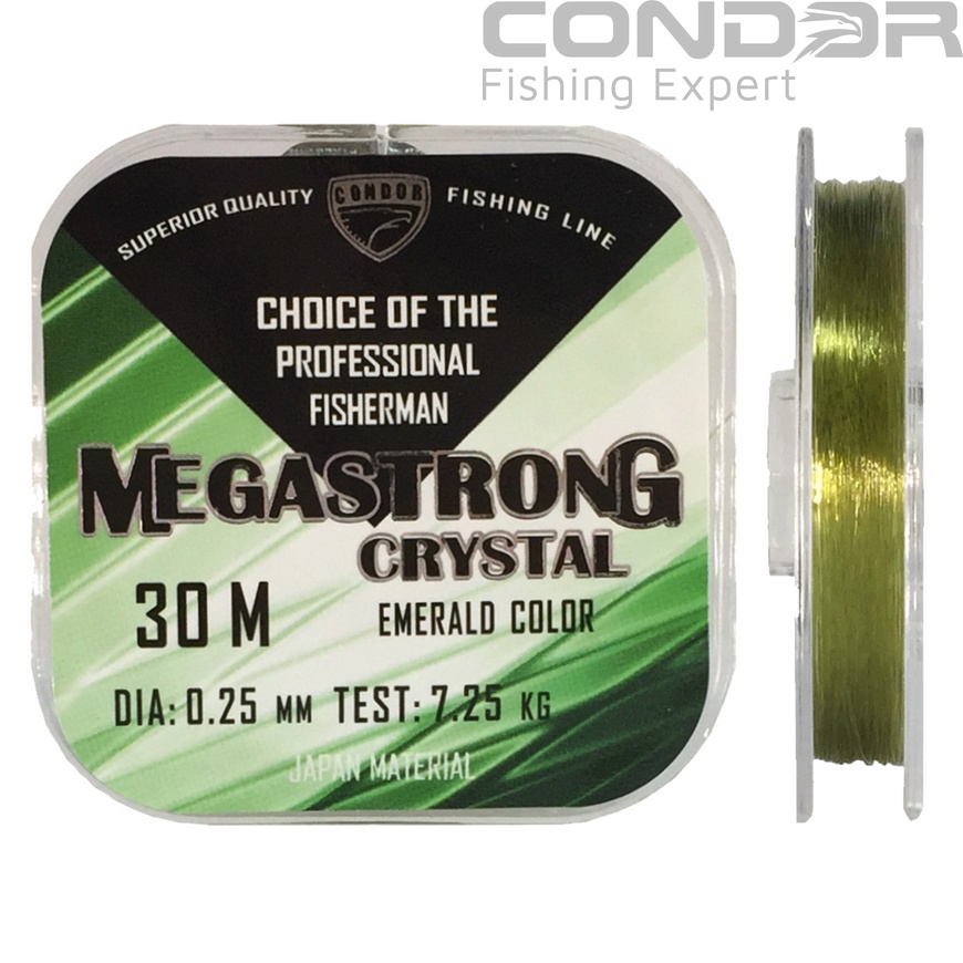 Леска Condor Megastrong Crystal 30м. 0.08мм. 1.47кг., фото 1