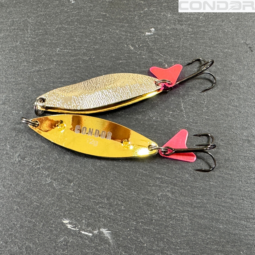 Блесна колеблющаяся двойная Condor Fishing Wydra Twin (5202) 12г 60мм Цвет: 04/03, фото 2