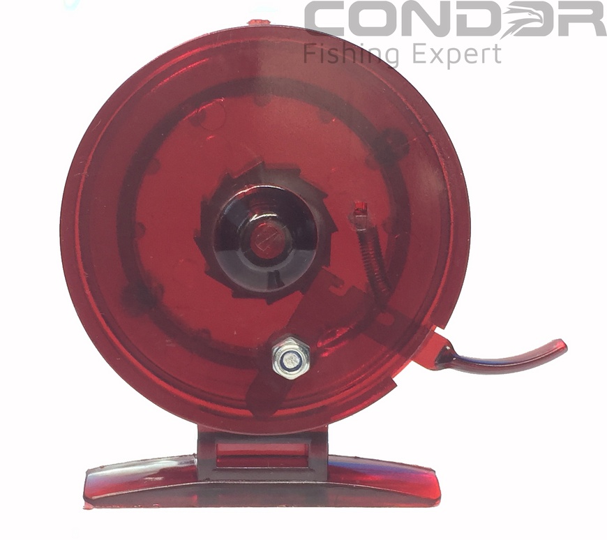 Катушка проводная Condor курковая большая ø70мм. 5801B Red, фото 3